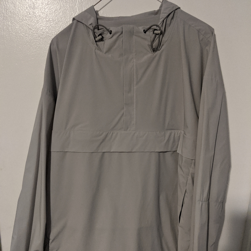 Theory Hevel nylon pullover hoodie